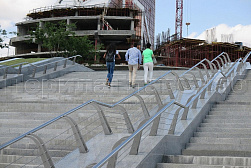 Перила для лестниц из металла в Красноярске. Готовые проекты ПерилаГлавСнаб - фото 3