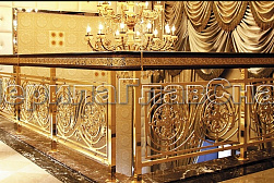 Латунные перила под золото в Красноярске. Готовые проекты ПерилаГлавСнаб - фото 17 Латунные перила под золото в Красноярске. Готовые проекты ПерилаГлавСнаб - фото 17