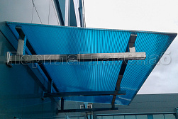 Консольные козырьки и навесы в Красноярске. Готовые проекты ПерилаГлавСнаб - фото 6