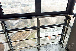 Ограждение на окна из нержавеющей стали в Красноярске. Готовые проекты ПерилаГлавСнаб - фото 19