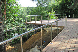 Уличные ограждения из металла в Красноярске. Готовые проекты ПерилаГлавСнаб - фото 14