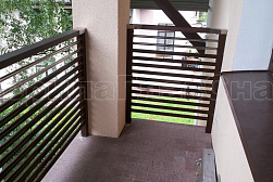 Перила и ограждения из нержавейки и дерева в Красноярске. Готовые проекты ПерилаГлавСнаб - фото 11