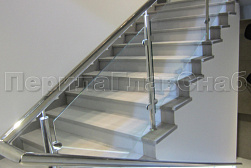 Ограждения для лестниц в Красноярске. Готовые проекты ПерилаГлавСнаб - фото 6