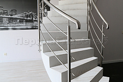 Перила для лестниц из металла в Красноярске. Готовые проекты ПерилаГлавСнаб - фото 7
