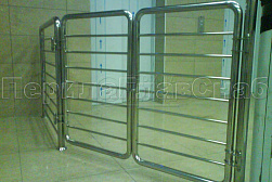 Нержавеющие калитки в Красноярске. Готовые проекты ПерилаГлавСнаб - фото 12