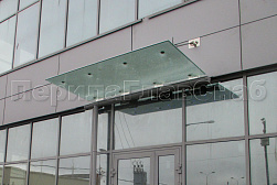 Стеклянные козырьки на вантах в Красноярске. Готовые проекты ПерилаГлавСнаб - фото 25
