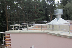 Ограждения для кровли из нержавеющей стали в Красноярске. Готовые проекты ПерилаГлавСнаб - фото 4