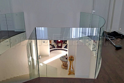 Стеклянные перила для атриумов в Красноярске. Готовые проекты ПерилаГлавСнаб - фото 22