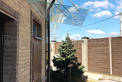 Стеклянные козырьки на вантах в Красноярске. Готовые проекты ПерилаГлавСнаб - фото 17