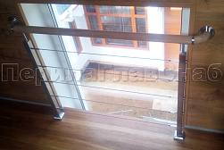 Ограждение на окна из нержавеющей стали в Красноярске. Готовые проекты ПерилаГлавСнаб - фото 13