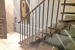 Перила и ограждения с вертикальным заполнением в Красноярске. Готовые проекты ПерилаГлавСнаб - фото 10 Перила и ограждения с вертикальным заполнением в Красноярске. Готовые проекты ПерилаГлавСнаб - фото 10