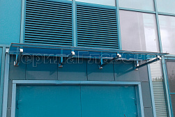 Консольные козырьки и навесы в Красноярске. Готовые проекты ПерилаГлавСнаб - фото 7