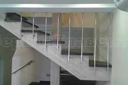 Перила и ограждения с вертикальным заполнением в Красноярске. Готовые проекты ПерилаГлавСнаб - фото 8 Перила и ограждения с вертикальным заполнением в Красноярске. Готовые проекты ПерилаГлавСнаб - фото 8