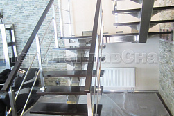 Ограждения для лестниц в Красноярске. Готовые проекты ПерилаГлавСнаб - фото 28