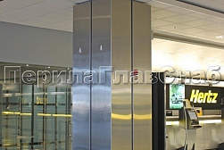 Облицовка колонн нержавеющей сталью в Красноярске. Готовые проекты ПерилаГлавСнаб - фото 4