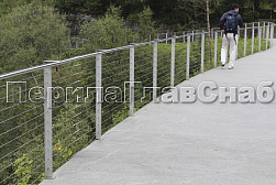 Тросовые ограждения в Красноярске. Готовые проекты ПерилаГлавСнаб - фото 5