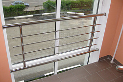 Ограждение на окна из нержавеющей стали в Красноярске. Готовые проекты ПерилаГлавСнаб - фото 18