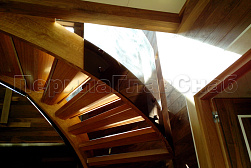 Стеклянные перила для винтовых лестниц в Красноярске. Готовые проекты ПерилаГлавСнаб - фото 18