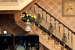 Латунные перила под золото в Красноярске. Готовые проекты ПерилаГлавСнаб - фото 10 Латунные перила под золото в Красноярске. Готовые проекты ПерилаГлавСнаб - фото 10