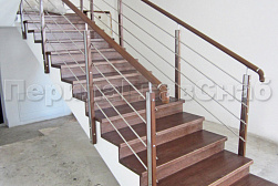 Четырёх и многоригельные перила и ограждения в Красноярске. Готовые проекты ПерилаГлавСнаб - фото 5