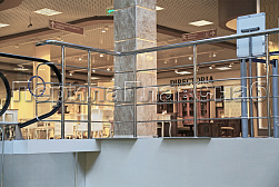 Ограждения из нержавеющей стали с тремя ригелями в Красноярске. Готовые проекты ПерилаГлавСнаб - фото 4