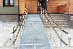 Поручни для инвалидов из нержавеющей стали в Красноярске. Готовые проекты ПерилаГлавСнаб - фото 11