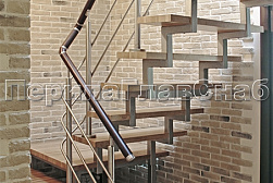 Ограждения для лестниц в Красноярске. Готовые проекты ПерилаГлавСнаб - фото 9