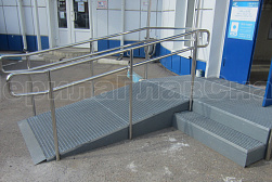 Поручни для инвалидов из нержавеющей стали в Красноярске. Готовые проекты ПерилаГлавСнаб - фото 9