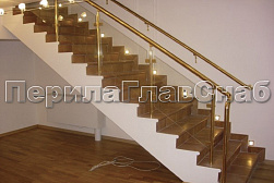 Латунные перила под золото в Красноярске. Готовые проекты ПерилаГлавСнаб - фото 19 Латунные перила под золото в Красноярске. Готовые проекты ПерилаГлавСнаб - фото 19