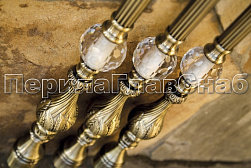 Латунные перила под золото в Красноярске. Готовые проекты ПерилаГлавСнаб - фото 12 Латунные перила под золото в Красноярске. Готовые проекты ПерилаГлавСнаб - фото 12