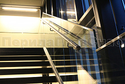 Стеклянные ограждения для торговых  и бизнес центров в Красноярске. Готовые проекты ПерилаГлавСнаб - фото 22