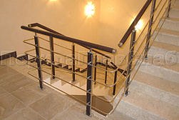 Четырёх и многоригельные перила и ограждения в Красноярске. Готовые проекты ПерилаГлавСнаб - фото 7