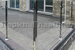 Перила и ограждения для террас в Красноярске. Готовые проекты ПерилаГлавСнаб - фото 21