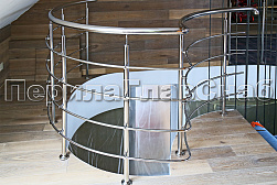 Четырёх и многоригельные перила и ограждения в Красноярске. Готовые проекты ПерилаГлавСнаб - фото 13