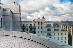 Перила и ограждения для террас в Красноярске. Готовые проекты ПерилаГлавСнаб - фото 9