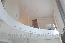 Стеклянные перила для атриумов в Красноярске. Готовые проекты ПерилаГлавСнаб - фото 6