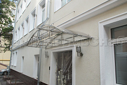 Козырьки и навесы на металлокаркасе в Красноярске. Готовые проекты ПерилаГлавСнаб - фото 2