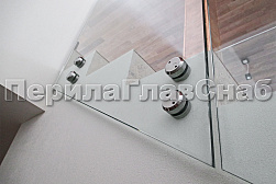 Цельностеклянные ограждения на несущем стекле в Красноярске. Готовые проекты ПерилаГлавСнаб - фото 19