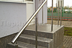 Ограждения и перила без ригелей из нержавеющей стали (без заполнения) в Красноярске. Готовые проекты ПерилаГлавСнаб - фото 14