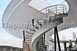 Перила для лестниц из металла в Красноярске. Готовые проекты ПерилаГлавСнаб - фото 5