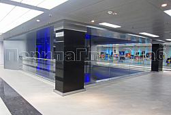 Стеклянные ограждения для торговых  и бизнес центров в Красноярске. Готовые проекты ПерилаГлавСнаб - фото 15