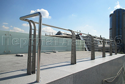 Уличные ограждения из металла в Красноярске. Готовые проекты ПерилаГлавСнаб - фото 22