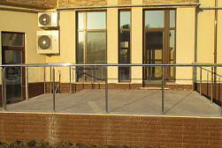 Ограждения и перила без ригелей из нержавеющей стали (без заполнения) в Красноярске. Готовые проекты ПерилаГлавСнаб - фото 10