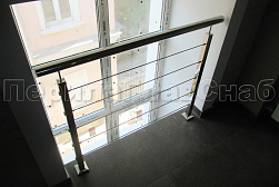 Ограждение на окна из нержавеющей стали в Красноярске. Готовые проекты ПерилаГлавСнаб - фото 5